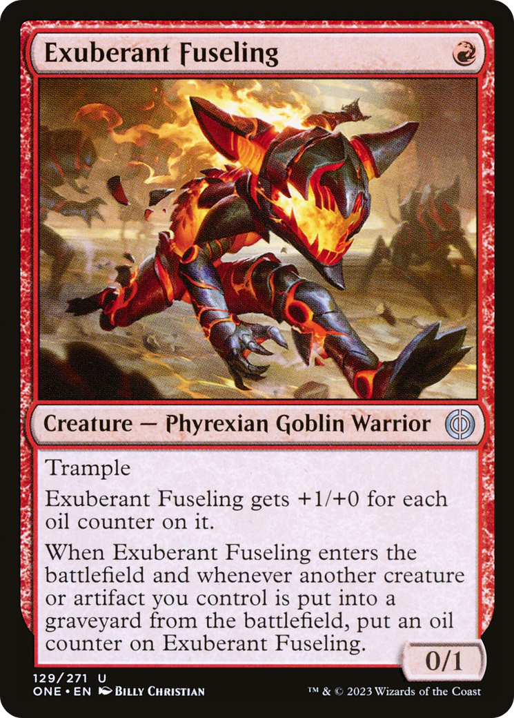 Exuberant Fuseling [Phyrexia: All Will Be One] | Yard's Games Ltd