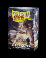 Dragon Shield: 100ct Outer Sleeves - Clear Matte (Standard) | Yard's Games Ltd