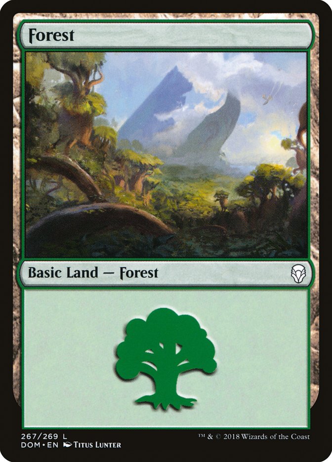 Forest (267) [Dominaria] | Yard's Games Ltd