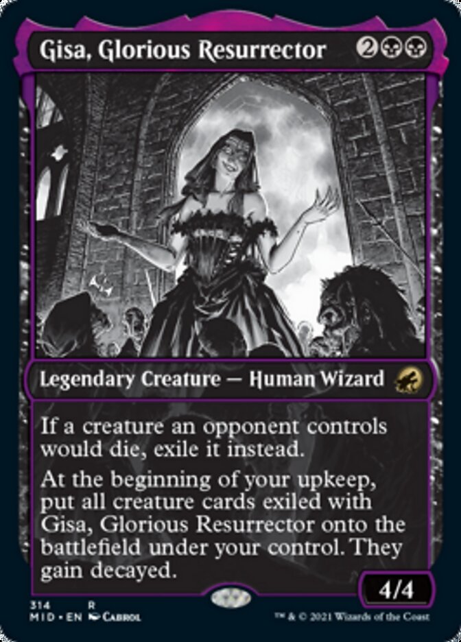 Gisa, Glorious Resurrector (Showcase Eternal Night) [Innistrad: Midnight Hunt] | Yard's Games Ltd