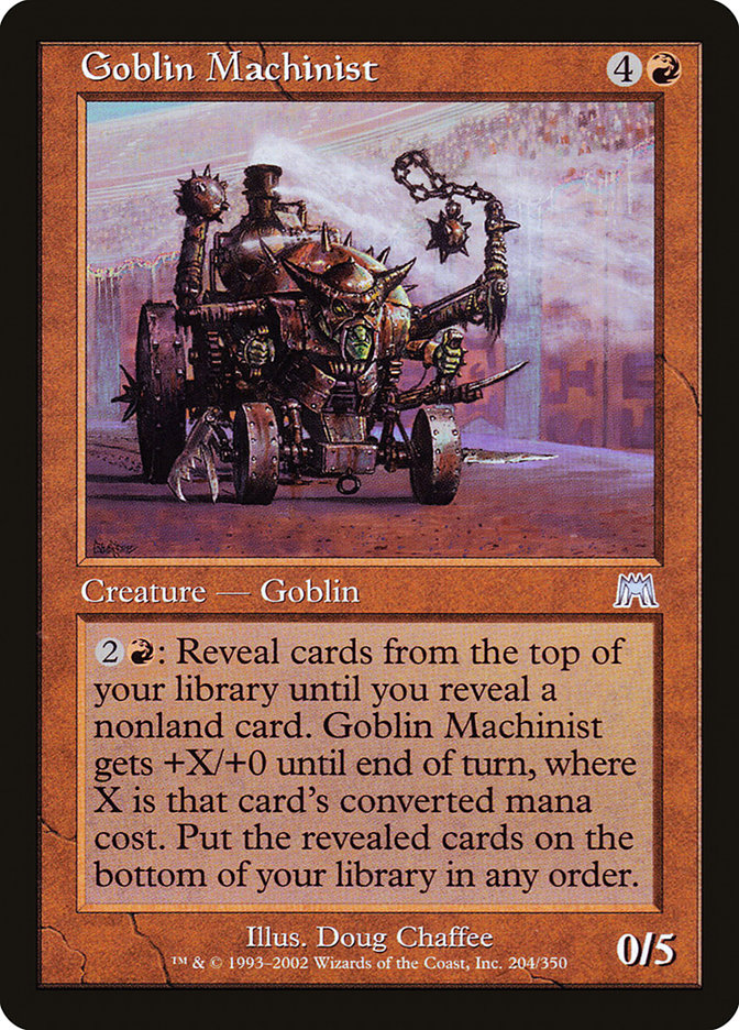 Goblin Machinist [Onslaught] | Yard's Games Ltd