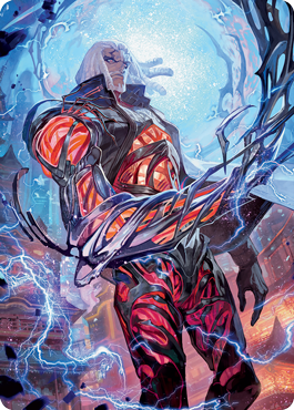 Tezzeret, Betrayer of Flesh Art Card [Kamigawa: Neon Dynasty Art Series] | Yard's Games Ltd