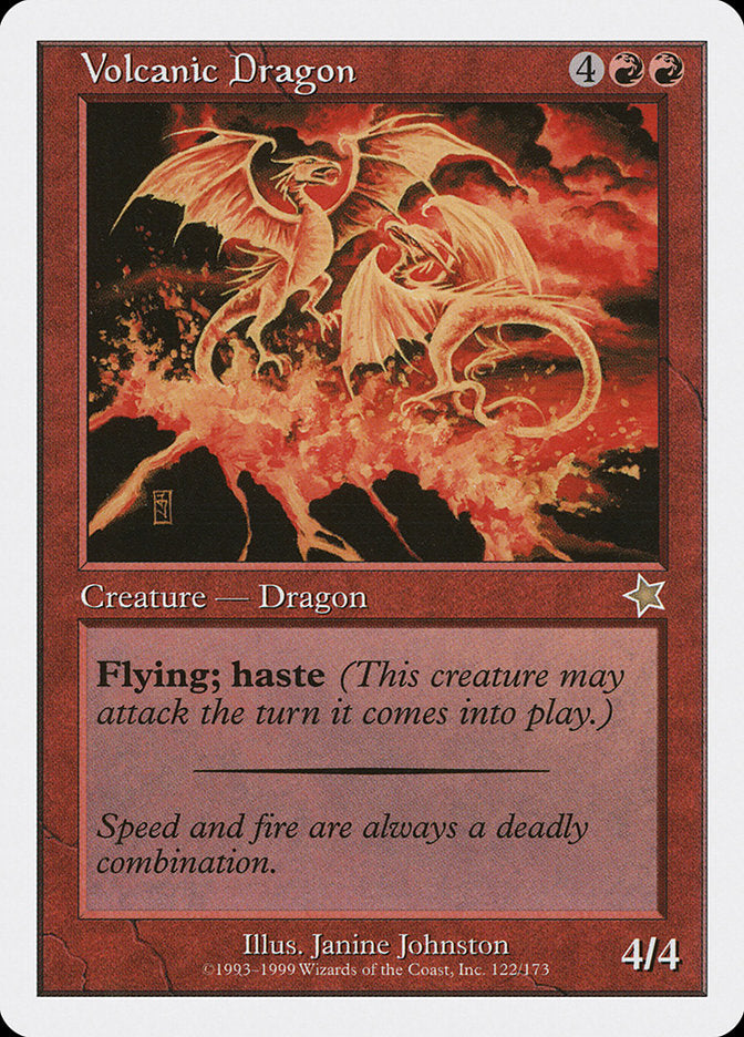 Volcanic Dragon [Starter 1999] | Yard's Games Ltd