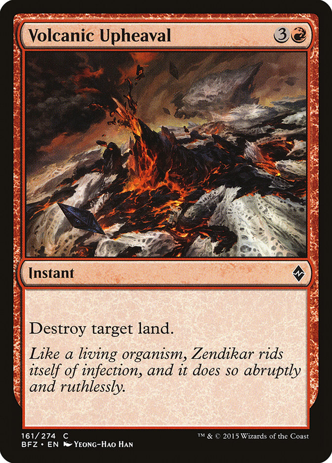 Volcanic Upheaval [Battle for Zendikar] | Yard's Games Ltd