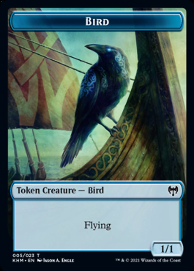 Bird Token [Kaldheim Tokens] | Yard's Games Ltd