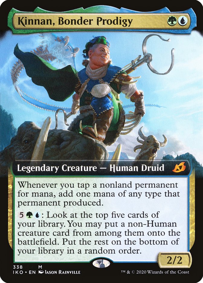 Kinnan, Bonder Prodigy (Extended Art) [Ikoria: Lair of Behemoths] | Yard's Games Ltd