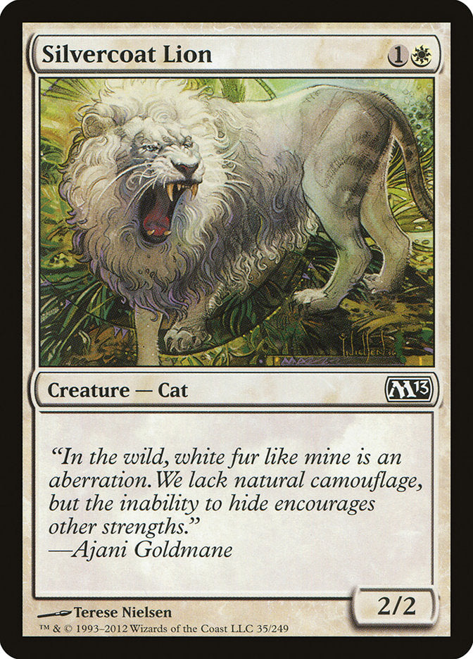 Silvercoat Lion [Magic 2013] | Yard's Games Ltd