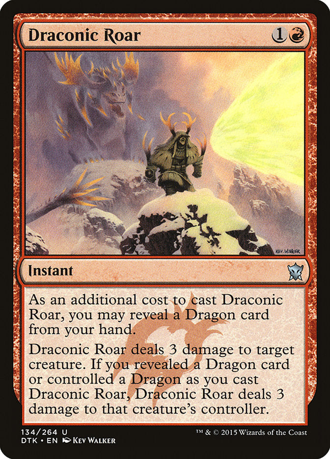 Draconic Roar [Dragons of Tarkir] | Yard's Games Ltd