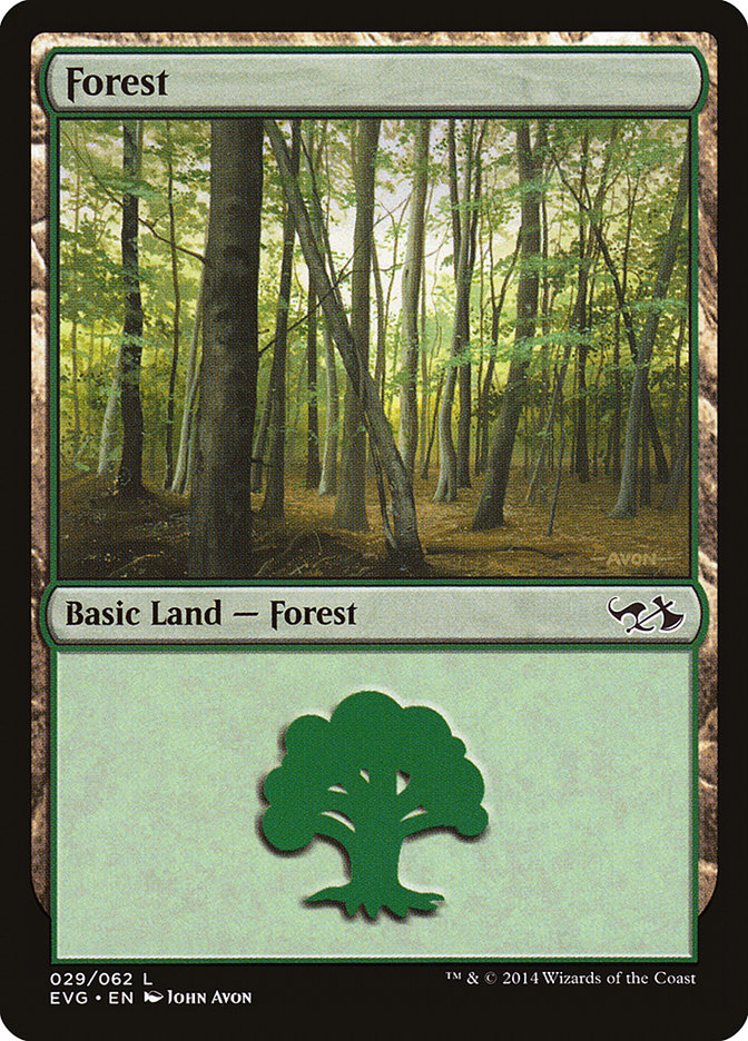 Forest (29) (Elves vs. Goblins) [Duel Decks Anthology] | Yard's Games Ltd