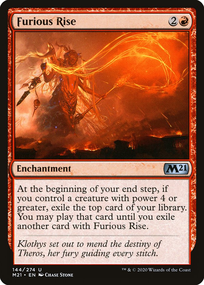 Furious Rise [Core Set 2021] | Yard's Games Ltd