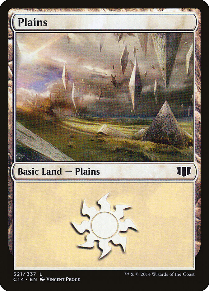 Plains (321) [Commander 2014] | Yard's Games Ltd