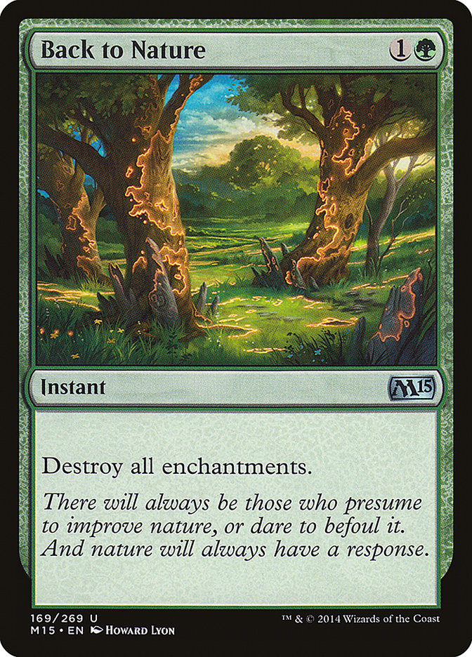 Back to Nature [Magic 2015] | Yard's Games Ltd