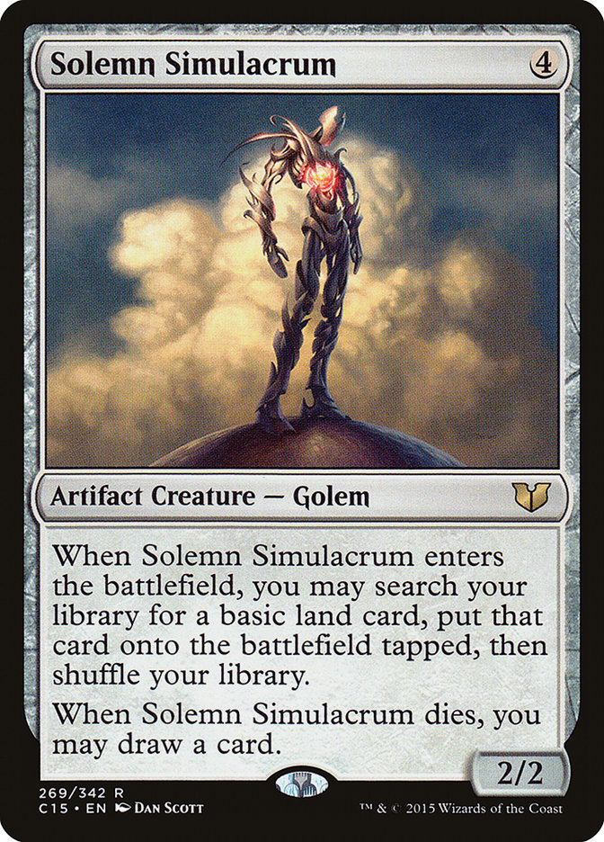 Solemn Simulacrum [Commander 2015] | Yard's Games Ltd