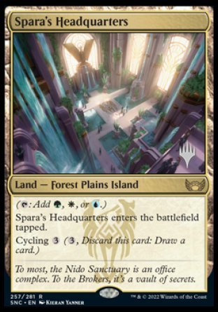 Spara's Headquarters (Promo Pack) [Streets of New Capenna Promos] | Yard's Games Ltd