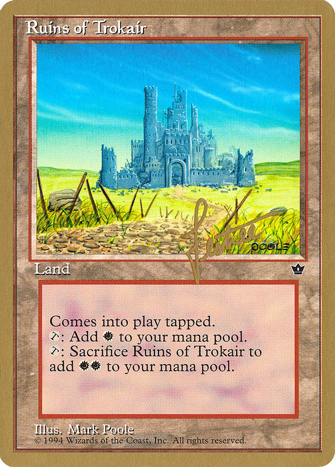 Ruins of Trokair (Bertrand Lestree) [Pro Tour Collector Set] | Yard's Games Ltd