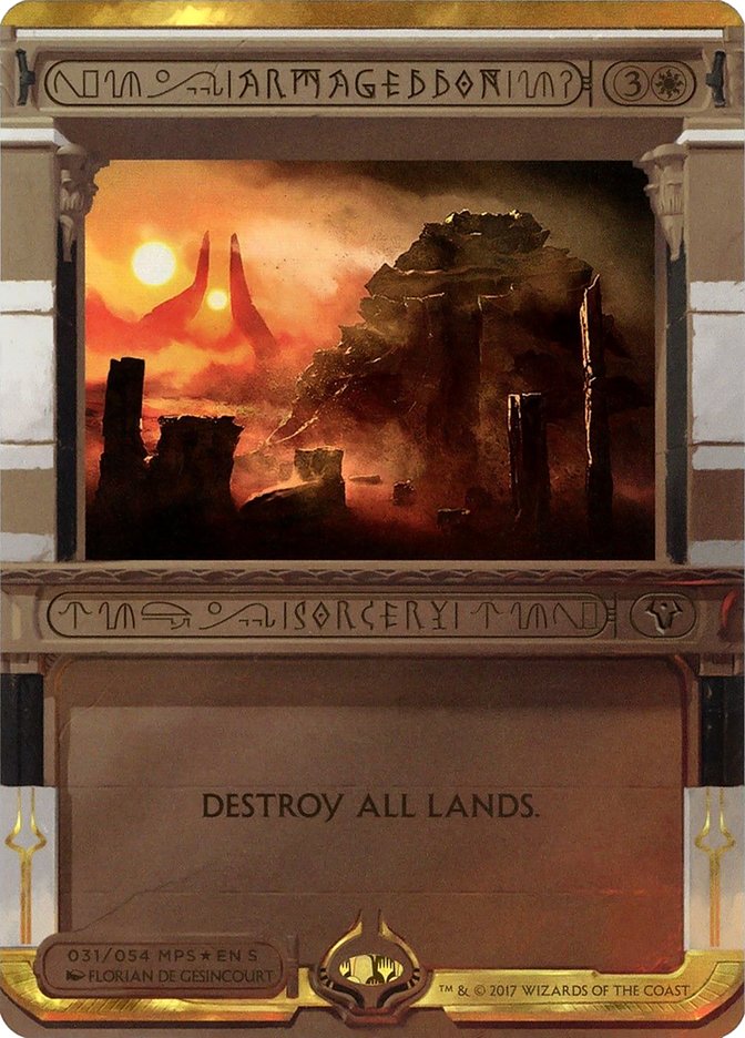 Armageddon (Invocation) [Amonkhet Invocations] | Yard's Games Ltd