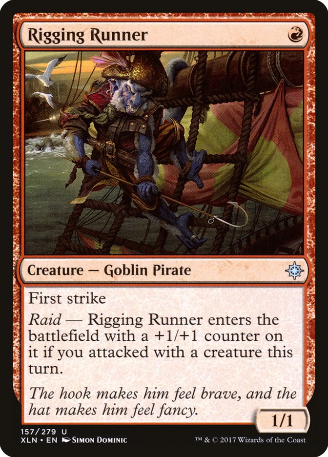 Rigging Runner [Ixalan] | Yard's Games Ltd