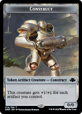 Elephant // Construct Double-Sided Token [Dominaria Remastered Tokens] | Yard's Games Ltd