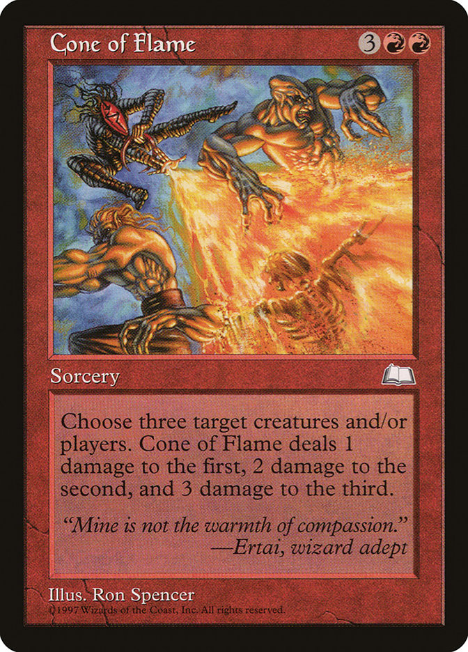 Cone of Flame [Weatherlight] | Yard's Games Ltd
