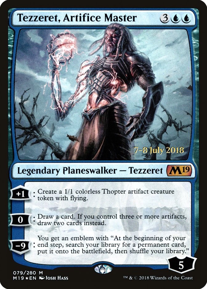 Tezzeret, Artifice Master [Core Set 2019 Prerelease Promos] | Yard's Games Ltd