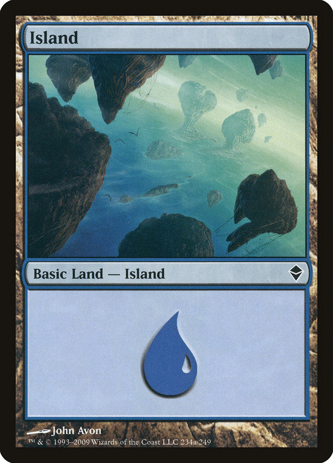 Island (234a) [Zendikar] | Yard's Games Ltd