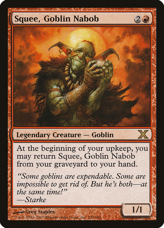 Squee, Goblin Nabob [Tenth Edition] | Yard's Games Ltd