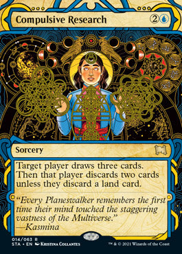 Compulsive Research (Foil Etched) [Strixhaven: School of Mages Mystical Archive] | Yard's Games Ltd