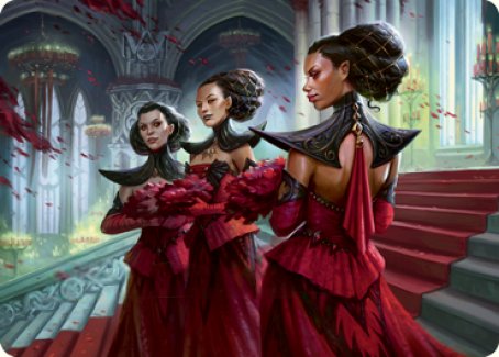 Olivia's Attendants Art Card [Innistrad: Crimson Vow Art Series] | Yard's Games Ltd