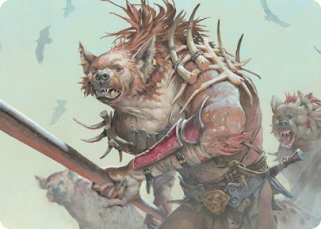 Gnoll Art Card [Dungeons & Dragons: Adventures in the Forgotten Realms Art Series] | Yard's Games Ltd