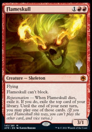 Flameskull (Promo Pack) [Dungeons & Dragons: Adventures in the Forgotten Realms Promos] | Yard's Games Ltd