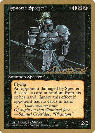 Hypnotic Specter - 1996 Leon Lindback (4ED) [Pro Tour Collector Set] | Yard's Games Ltd