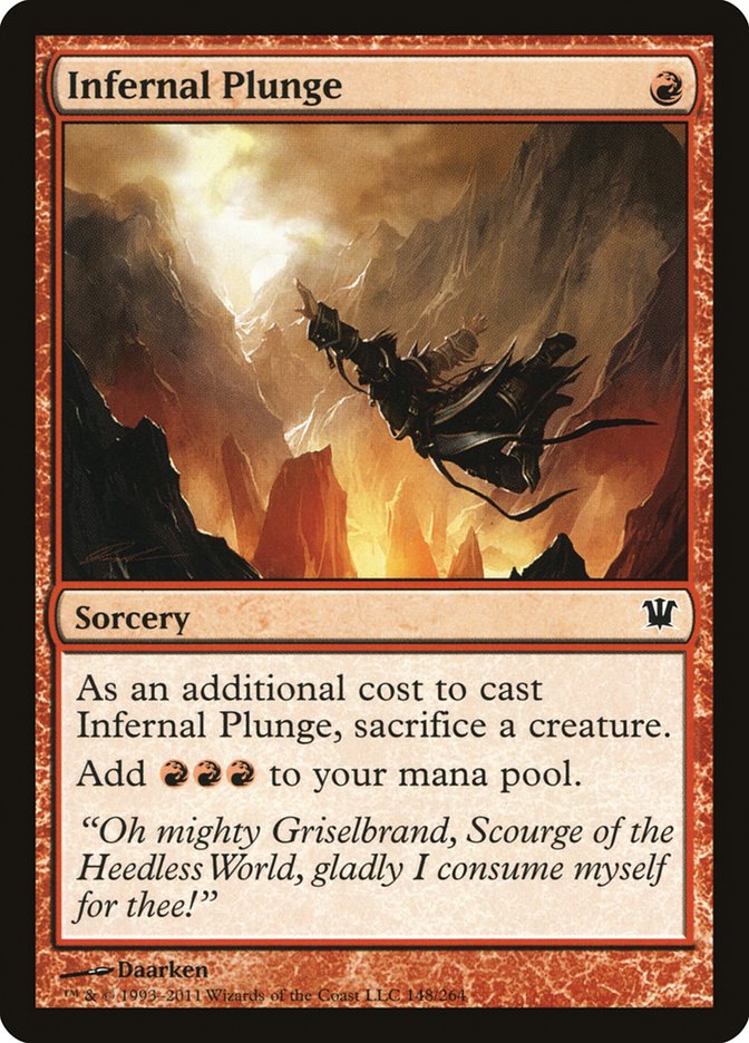 Infernal Plunge [Innistrad] | Yard's Games Ltd