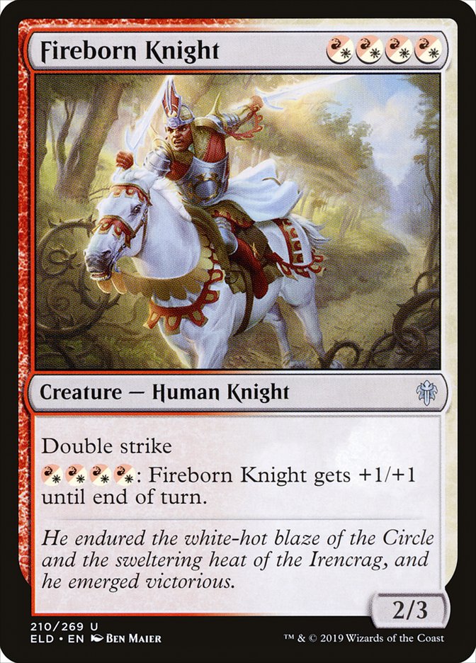 Fireborn Knight [Throne of Eldraine] | Yard's Games Ltd