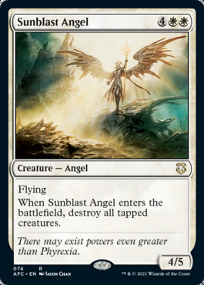 Sunblast Angel [Dungeons & Dragons: Adventures in the Forgotten Realms Commander] | Yard's Games Ltd