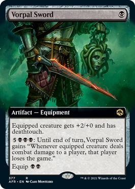 Vorpal Sword (Extended Art) [Dungeons & Dragons: Adventures in the Forgotten Realms] | Yard's Games Ltd