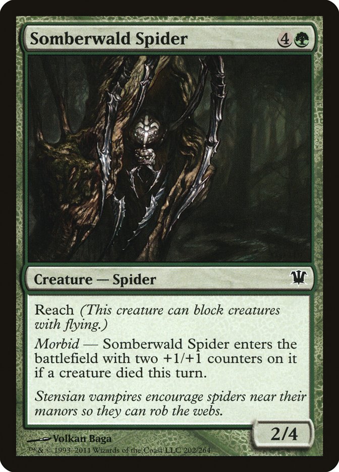 Somberwald Spider [Innistrad] | Yard's Games Ltd