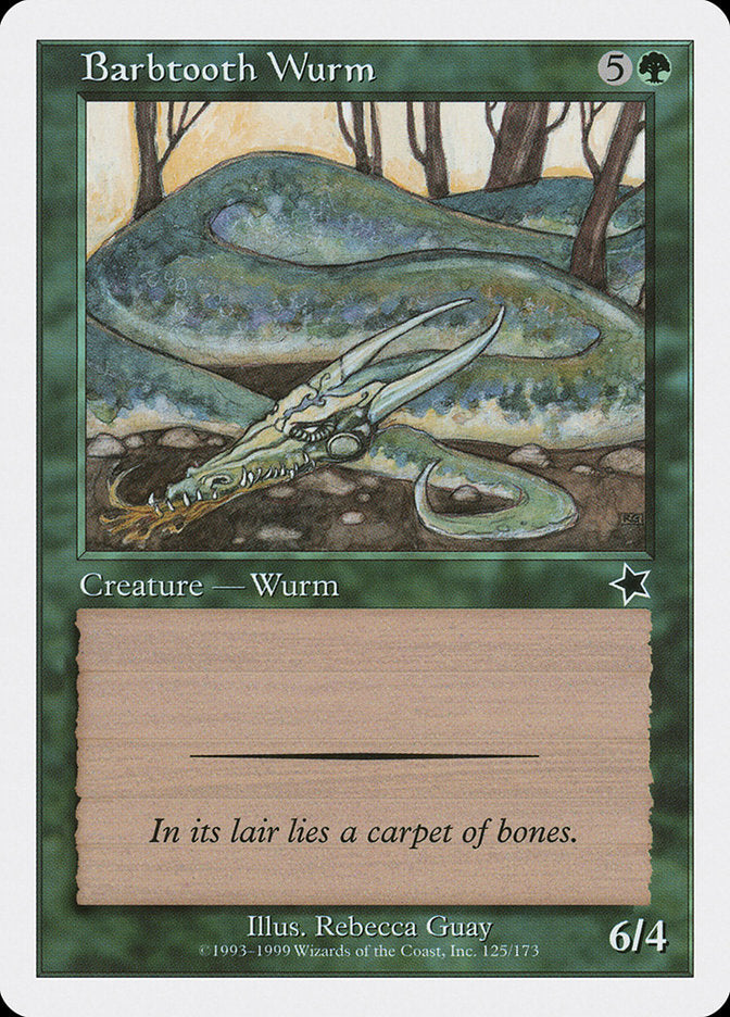 Barbtooth Wurm [Starter 1999] | Yard's Games Ltd