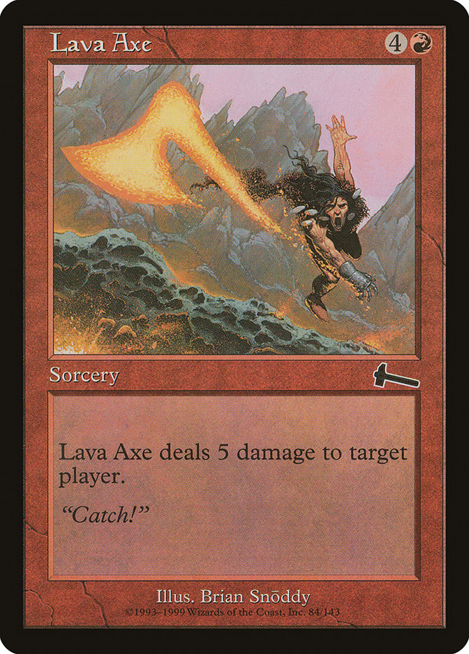 Lava Axe [Urza's Legacy] | Yard's Games Ltd