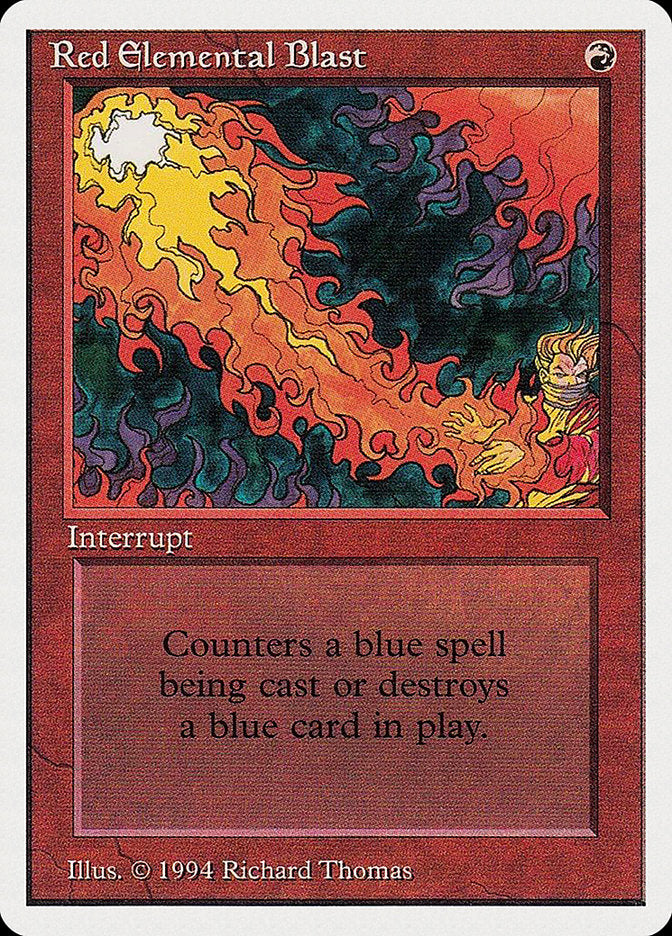 Red Elemental Blast [Summer Magic / Edgar] | Yard's Games Ltd