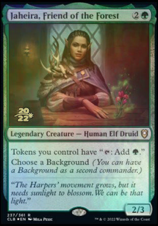 Jaheira, Friend of the Forest [Commander Legends: Battle for Baldur's Gate Prerelease Promos] | Yard's Games Ltd