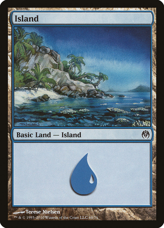 Island (68) [Duel Decks: Phyrexia vs. the Coalition] | Yard's Games Ltd