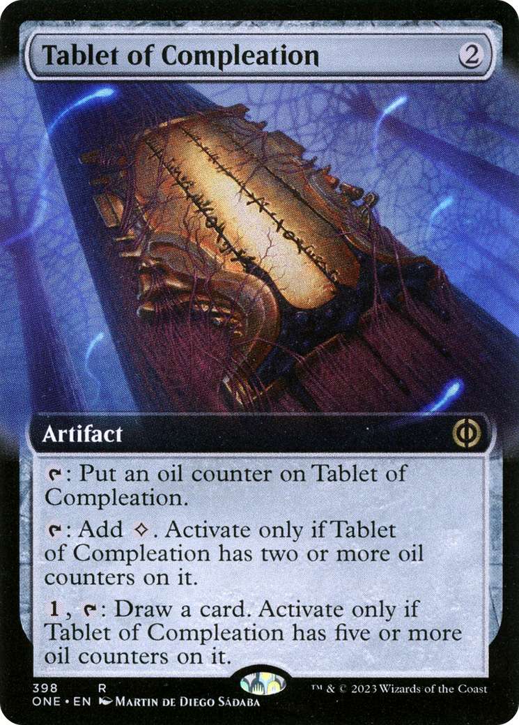 Tablet of Compleation (Extended Art) [Phyrexia: All Will Be One] | Yard's Games Ltd