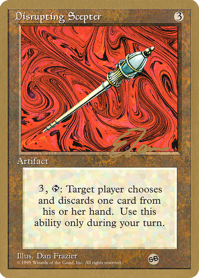 Disrupting Scepter (Eric Tam) (SB) [Pro Tour Collector Set] | Yard's Games Ltd