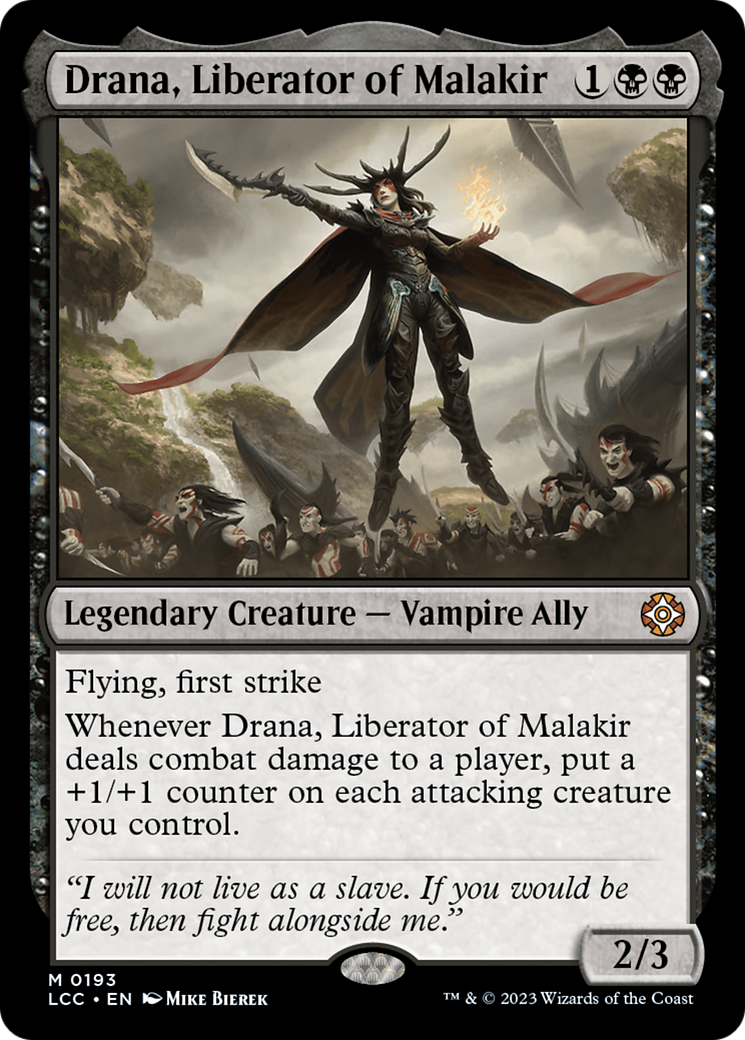 Drana, Liberator of Malakir [The Lost Caverns of Ixalan Commander] | Yard's Games Ltd