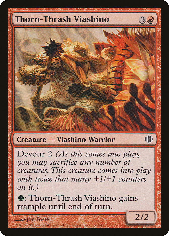 Thorn-Thrash Viashino [Shards of Alara] | Yard's Games Ltd