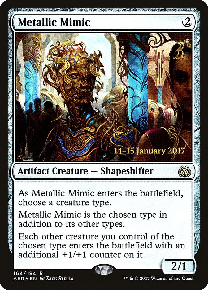 Metallic Mimic [Aether Revolt Prerelease Promos] | Yard's Games Ltd