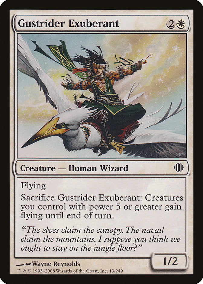 Gustrider Exuberant [Shards of Alara] | Yard's Games Ltd