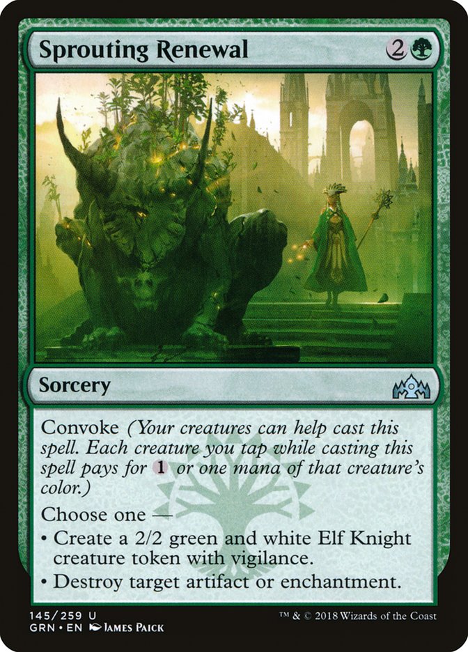 Sprouting Renewal [Guilds of Ravnica] | Yard's Games Ltd