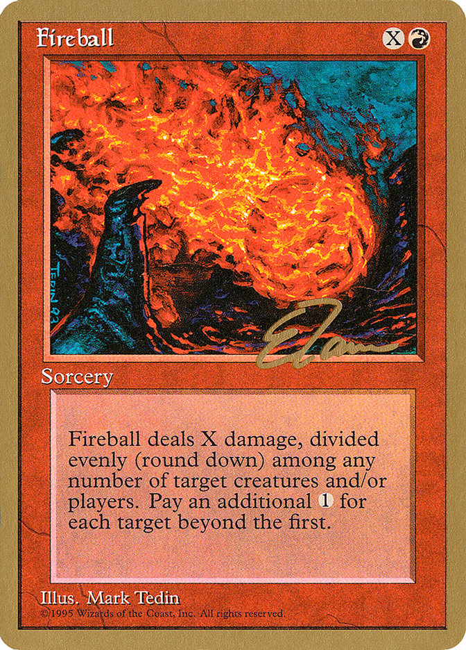 Fireball (Eric Tam) [Pro Tour Collector Set] | Yard's Games Ltd