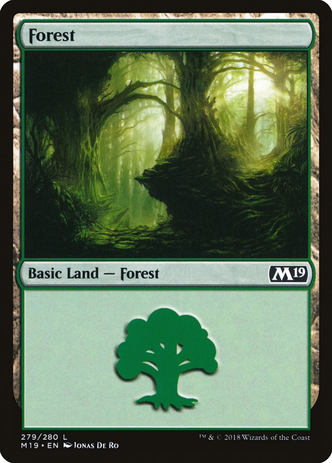 Forest (279) [Core Set 2019] | Yard's Games Ltd